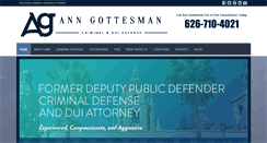 Desktop Screenshot of anngottesmanlaw.com